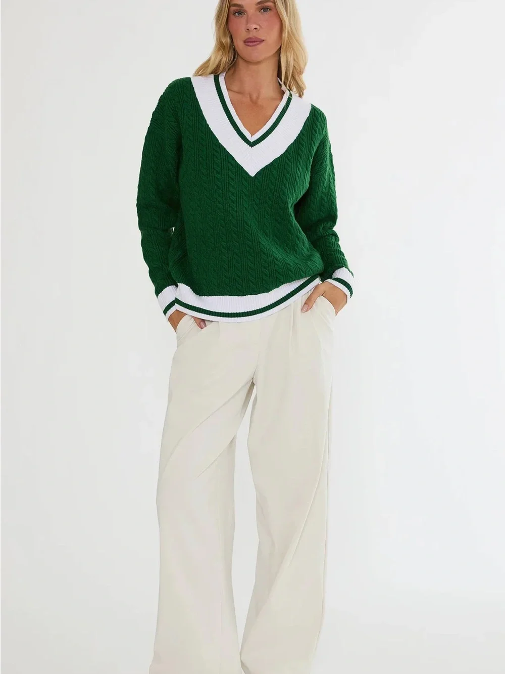 Beach Riot Montana Sweater Putting Green - Picture 2 of 5